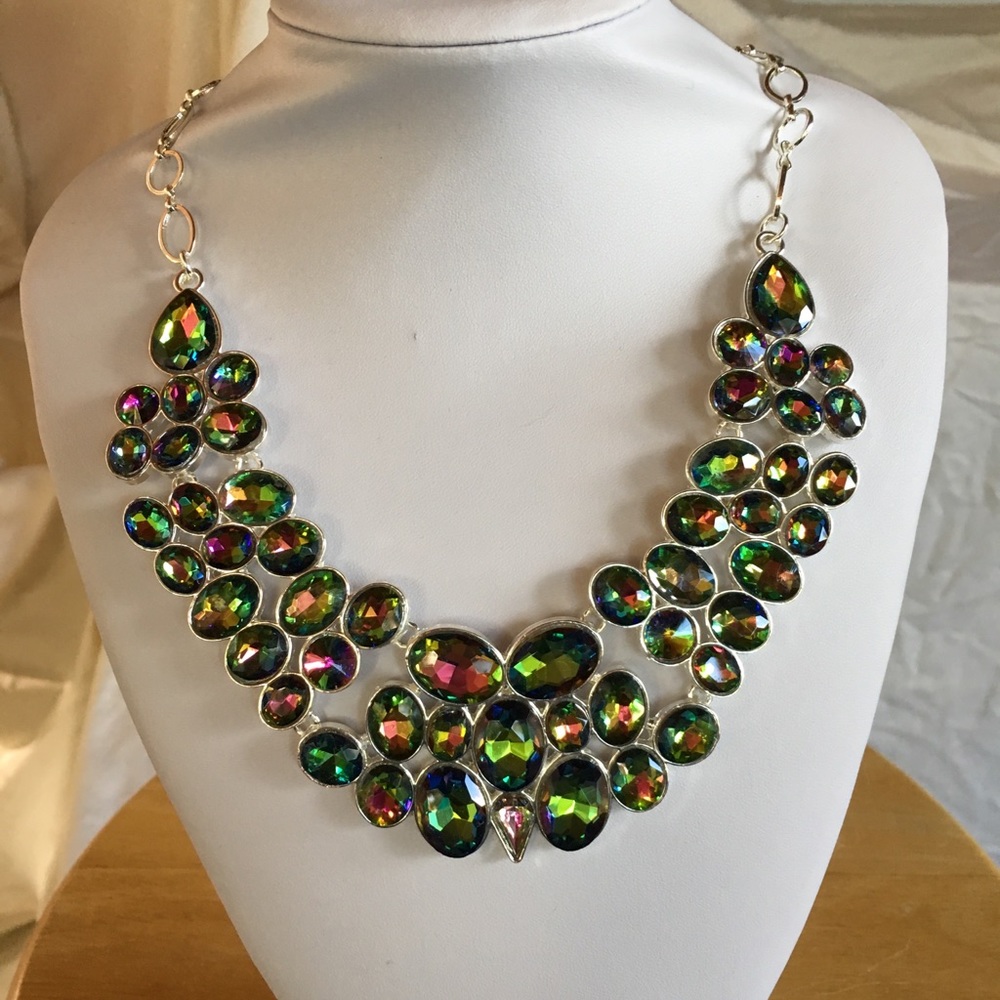 Mystic Topaz Style Gemstone Necklace